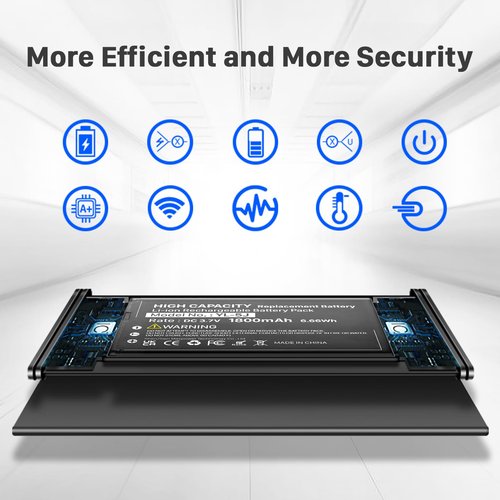 HUAENG 1800mAh YL-5J Battery Compatible with Yealink W56HB W59R W56h/p W59VR W76p W60P W77P W79P W56-BATT One Talk IP DECT 3.7V