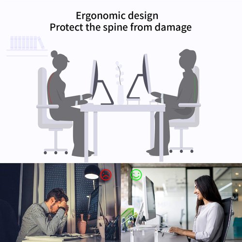 YestBuy 20x7.5 Acrylic Monitor Stand Riser, Clear Computer Stand for Laptop, iMac, Pc, Printer, Desktop Ergonomic,Desk Riser Work from Home Accessories Office Supplies Platform Save Space