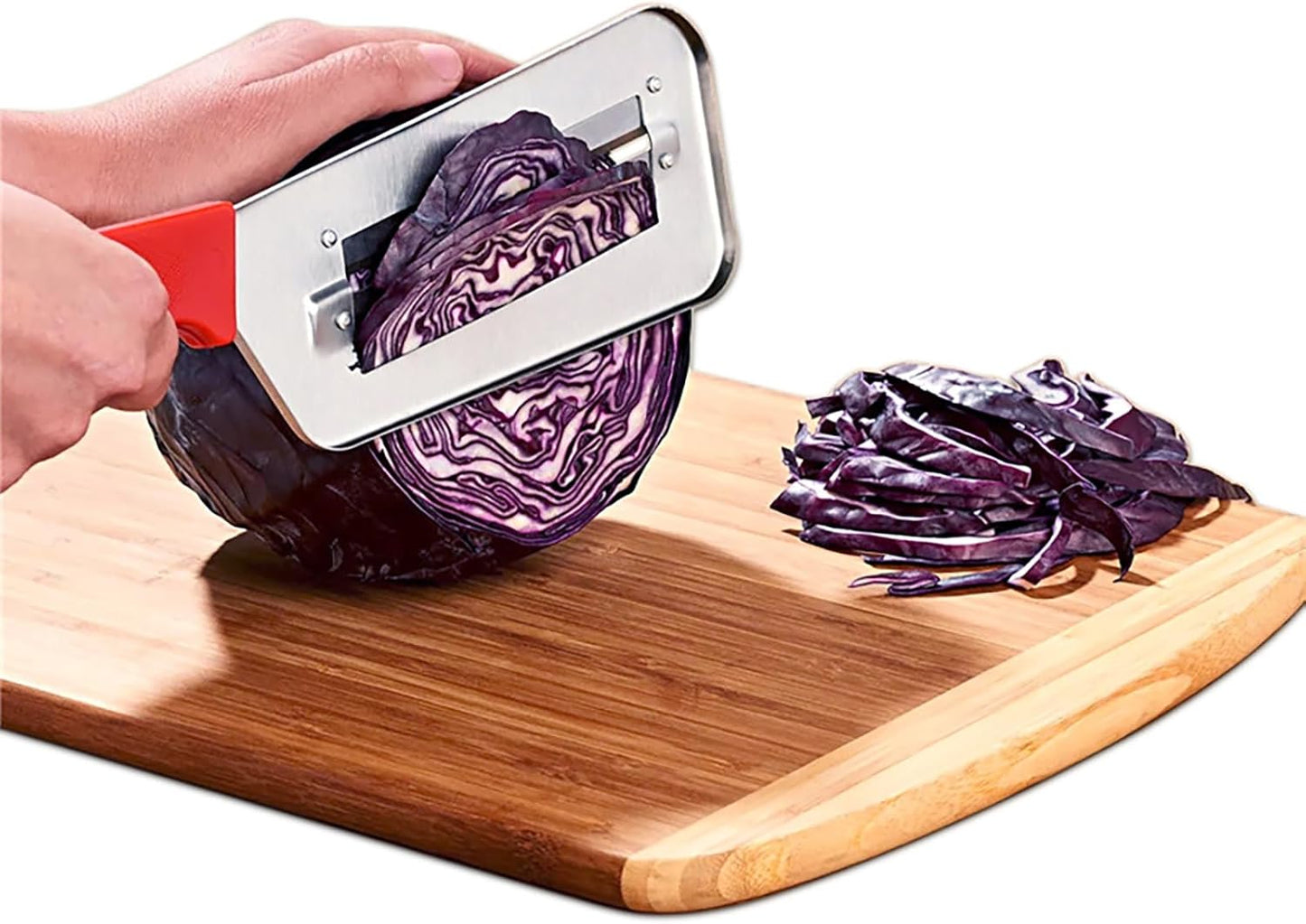 (2 Pack) Cabbage Shredder for Coleslaw,Stainless Steel Cabbage Slicer Shredder,Kitchen Lettuce Knife