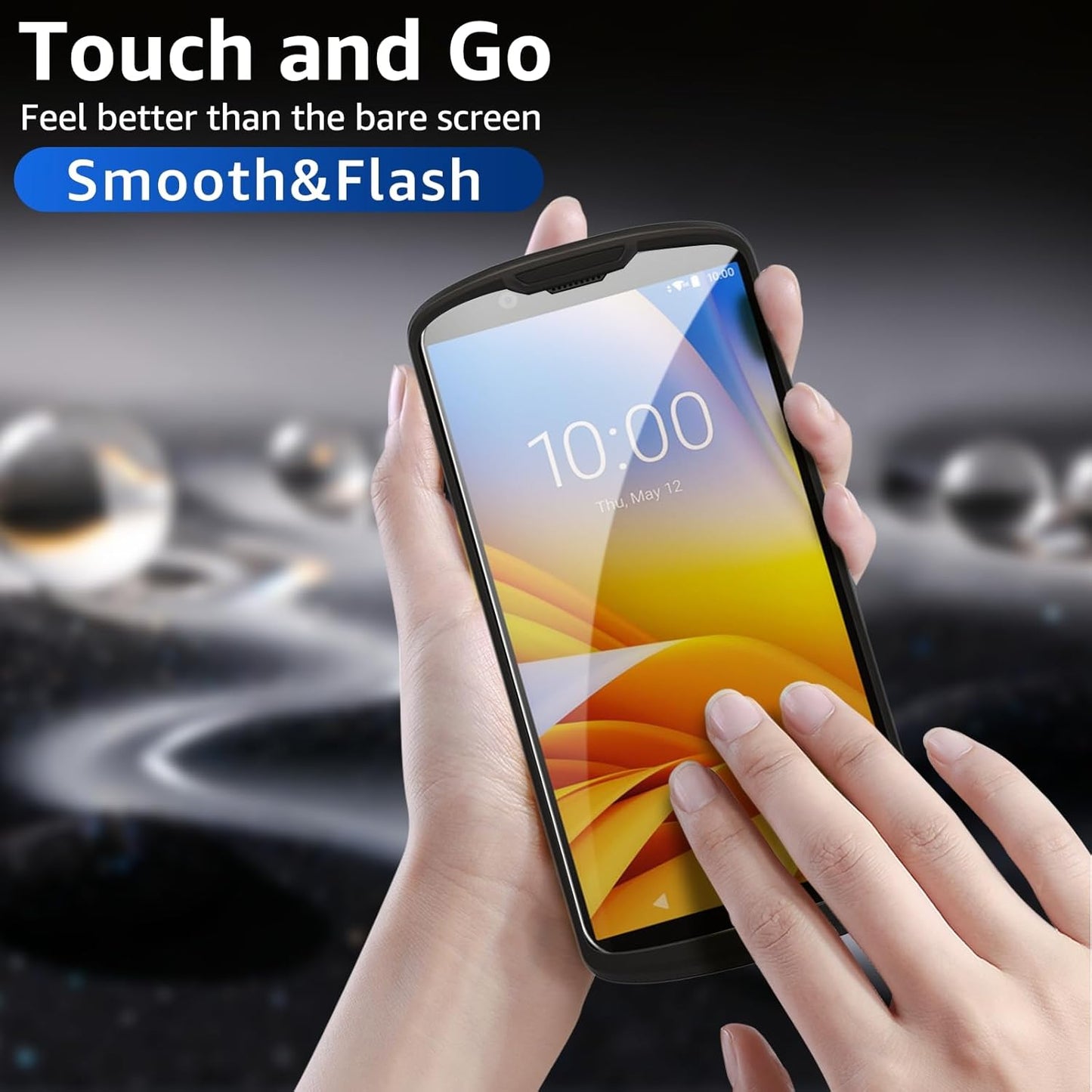 Zebra Tempered Glass Screen Protector - 9H Scratch-Resistant HD Protection for TC53/TC58 (New 2026)