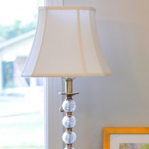 HXUHUWS Elegant Softback Lampshade for a Warm Ambiance, Durable Natural Fabric Design, Table Lamps, White