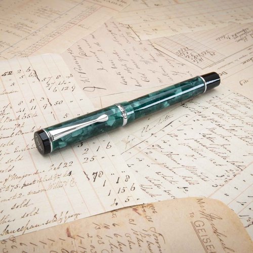 Conklin Duragraph Fountain Pen Forest Green - Medium Nib, Timeless Luxury for Professional Writing, Premium Craftsmanship
