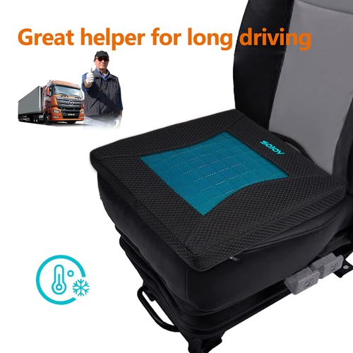 Sojoy Gel Seat Cushion,Portable Memory Foam Chair Seat Cushion for Car,Office,Wheelchair,Lower Back, Sciatica and Tailbone Pain Relief