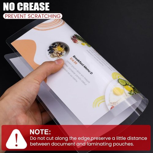 CAREGY Laminating Sheets - 300 Pack, 5 Mil Thermal Pouches for 8.5 x 11 Inch Sheets | Clear, Letter Size