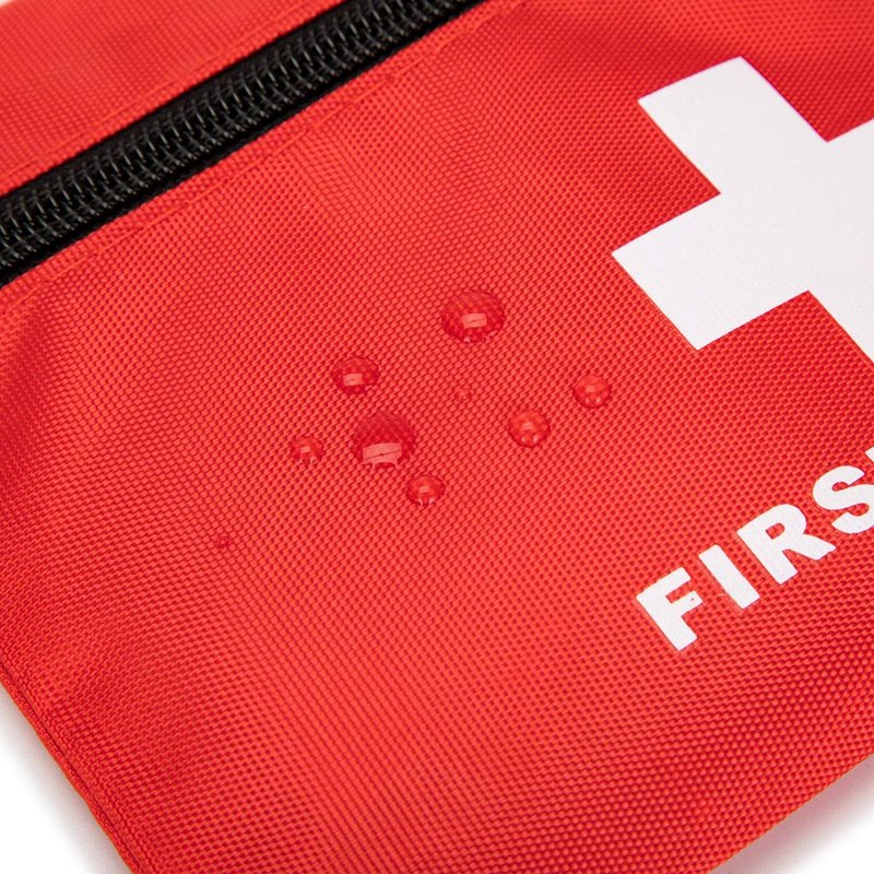 PAXLAMB Red First Aid Bag Small First Aid Kit Empty Medical Storage Bag for First Aid Kits Pack Emergency Hiking Backpacking Camping Cycling Travel Car (Red 6.3x4.3 12PCS)