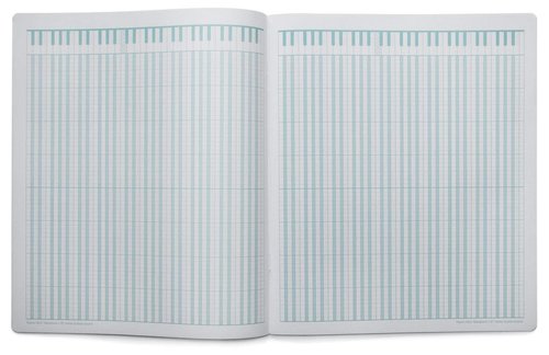 KOALA TOOLS | Piano Tablature - Piano Tab Notebook (3 Pack) | 8.5" x 9.75" 60pp.