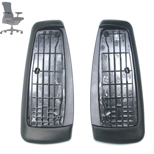 Replacement armrest Pads, Compatible with Herman Miller Embody Chair Replacement armrest Pads, Black (Pair)