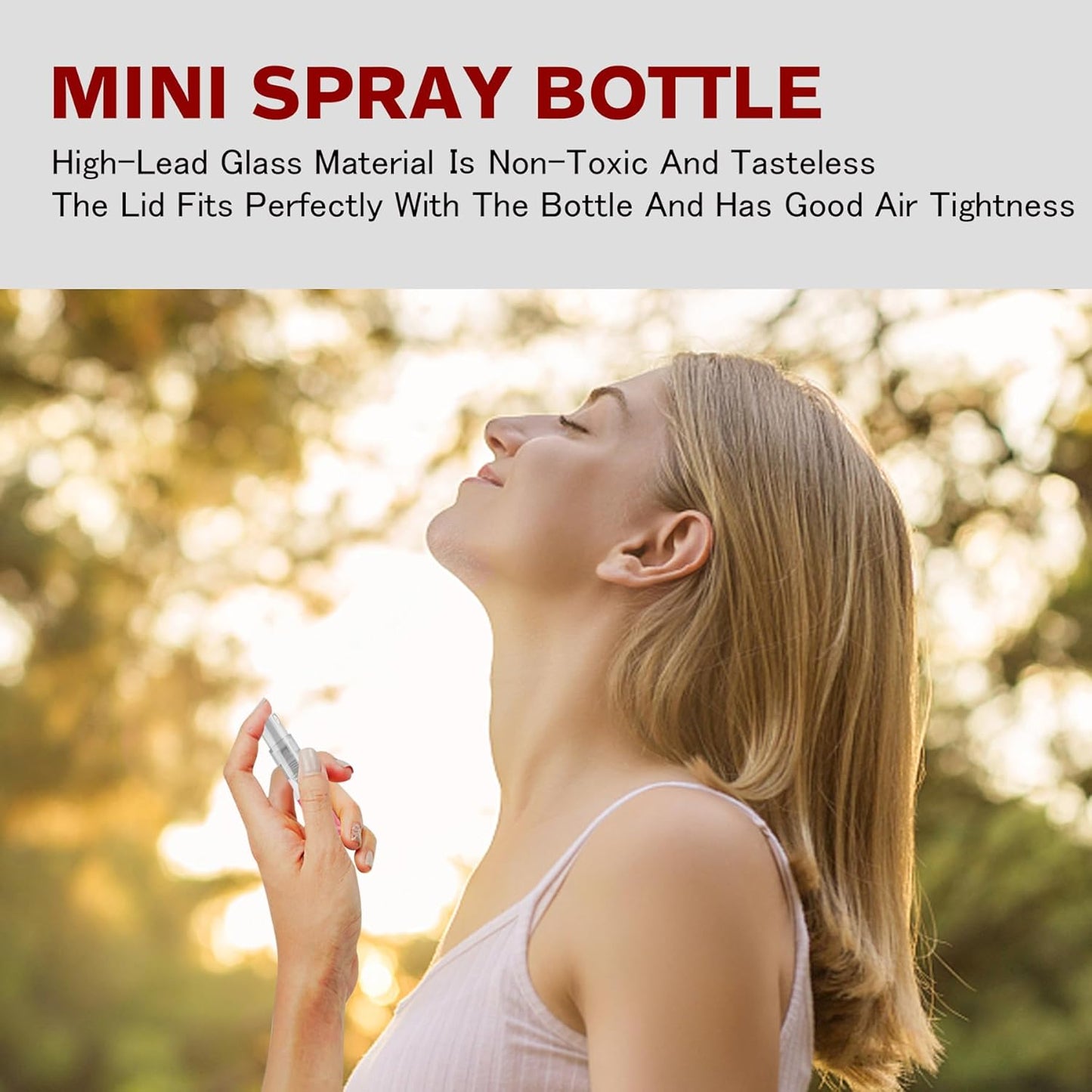 Skiennix Mini Spray Bottle - Refillable Glass Atomizer for Perfume & Essential Oils | 2ml, 60 Pcs