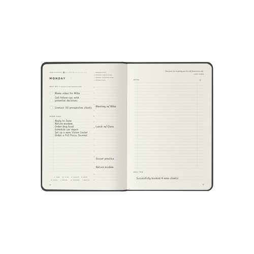 Full Focus Gray Linen Planner by Michael Hyatt - The #1 Daily Planner to Increase Focus, Eliminate Overwhelm, and Achieve Your Biggest Goals - Hardcover