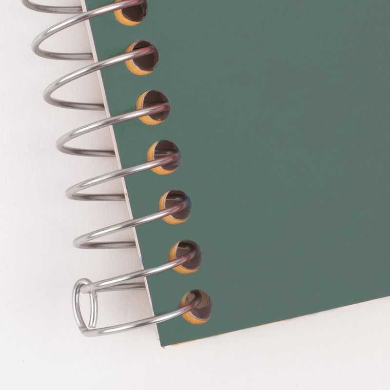 Five Star Spiral Notebook, 1 Subject, College Ruled Paper, 4-3/8" x 7", Personal Size, 80 Sheets, Fights Ink Bleed, Water Resistant Cover, Seaglass Green (450048CH1-ECM)