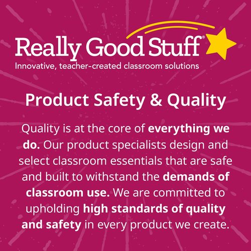Really Good Stuff Durable Book and Binder Holder - 4 Pack, Black Color, 5.5? x 12.5? x 7.5?, Classroom Organization, Storage Solution, Sturdy and Versatile