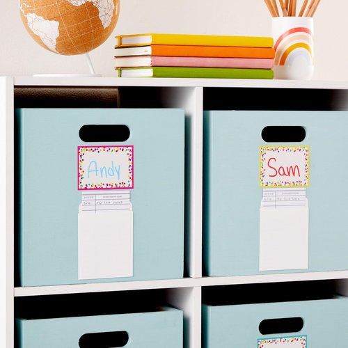 100 Pack Library Card Pockets Self Adhesive for Book Checkouts, CDs, DVDs, Classroom Supplies (3.5 x 4.5 in)