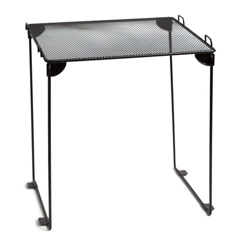 U Brands Black Mesh Locker Organization Kit, Includes Magnetic Cup, Folding Shelf and Bin, 3 Pieces