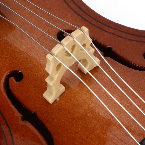 Wnvivi Miniature Wooden Cello Model,Mini Wood Cello Ornament with Display Stand and Cello Box,Musical Instrument Model Decoration