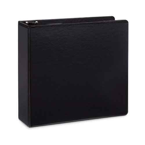 3 inch 3 Ring Binders, Rugged Heavy Duty Design for Home, Office, and School, Holds up to 625 Sheets of 8.5 Inch x 11 Inch Paper, Black, 4 Pack