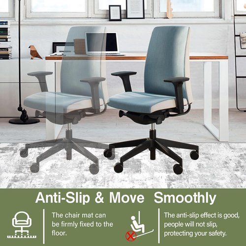 WTHYGB Office Chair Mat for Hardwood Floor Abstract Washable Desk Throw Rug for Rolling Chair Non-Slip Computer Chair Protector 48”x60”