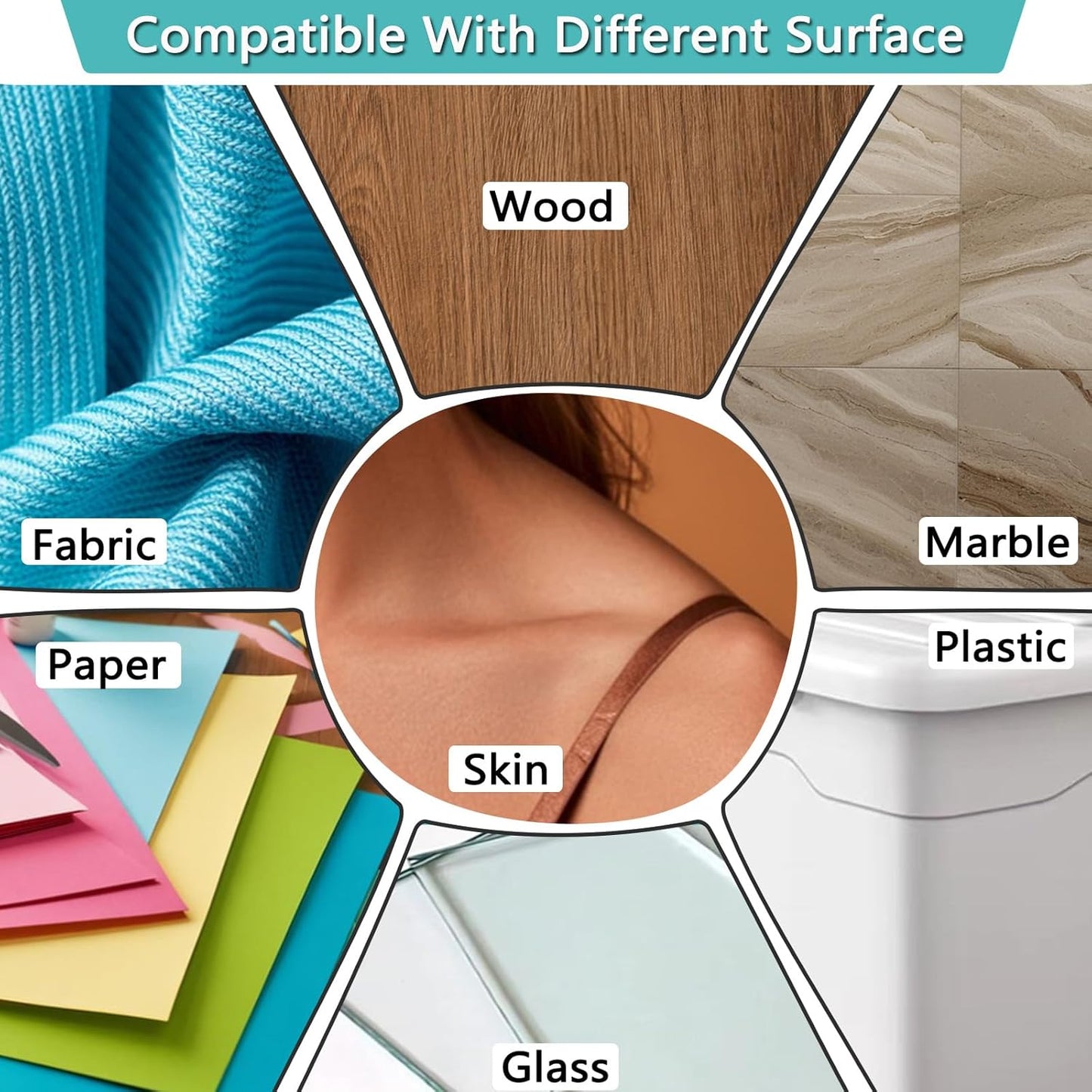 WENSSKKU Double-Sided Fabric Hemming Tape - Strong Adhesive, No Sew, Removable | 1/2 Inch x 200 Feet