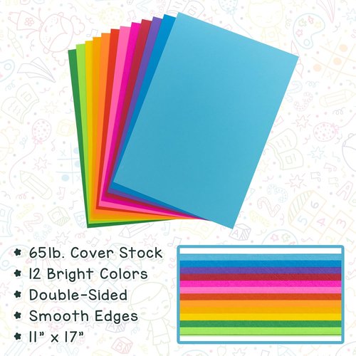 Hygloss Dark Blue Colored Paper - Acid-Free, Fade-Resistant, 24 lb, 8.5x11-Inch, 90 Sheets
