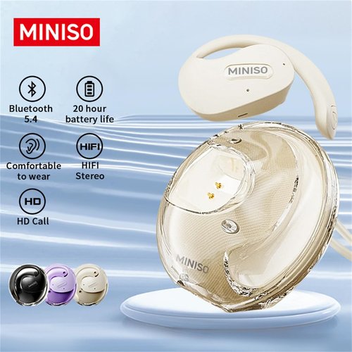MINISO X15 Pro AI Real Time Translation Earbuds Wireless Bluetooth 5.4 OWS AI Headphones Support 148 Languages Translation Real Time Translator Earbuds Support Playing Music Phone Calls