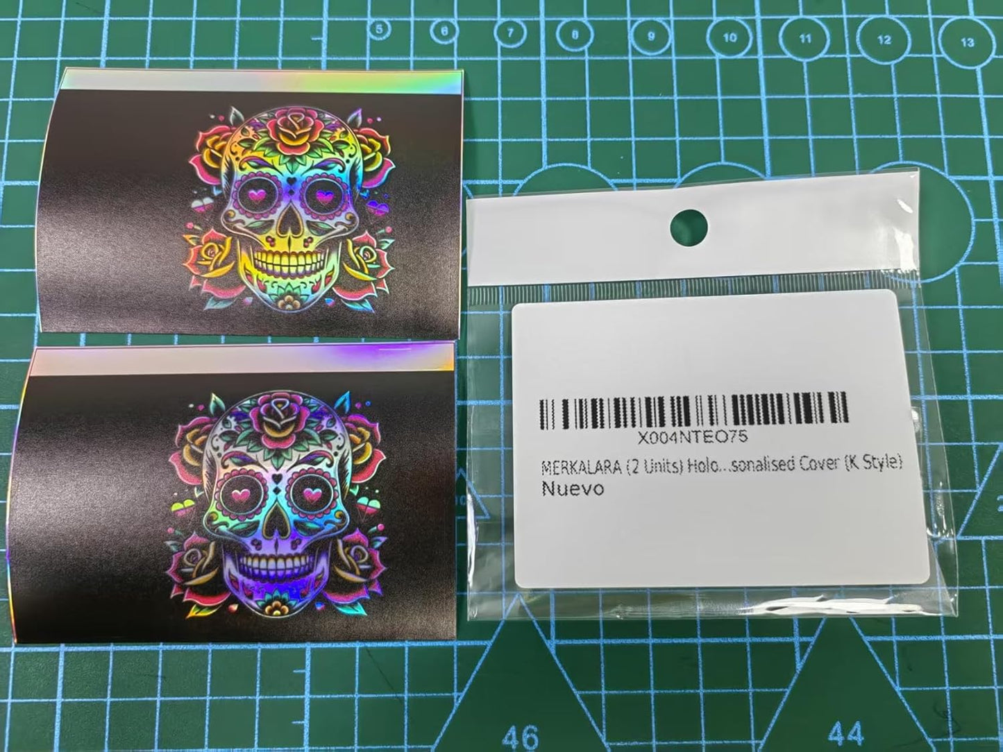 (2 Units) Holographic Credit Card Skin – 3M Material Debit Card Sticker, Waterproof, Durable & Easy to Apply, Multi-Design Personalised Cover (Divine Light)