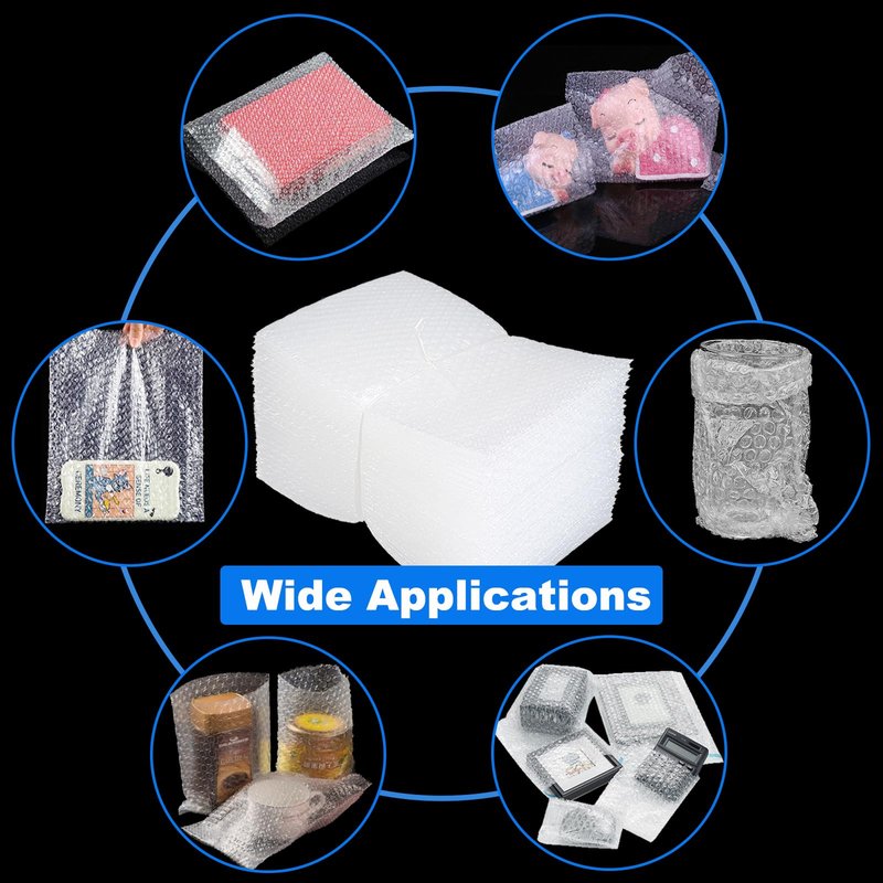 Bubble Pouches Wrap Bag 8 Inch x 10 Inch,30 Pcs Double Wall Thickening Shockproof Bubble Bags, Clear Bubble Out Bags Protective Bubble Pouch, Cushioning Bags for Moving, Shipping and Packing