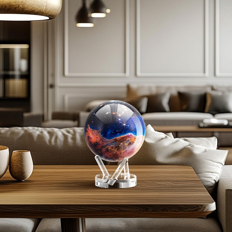 MOVA Globe - James Webb Carina Nebula Signature (6") | Solar Powered Desktop Display Inspired by NASA Imagery | No Batteries or Wires | Unique Space Decor or Educational Gift