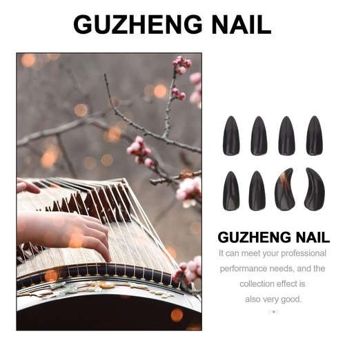 8pcs Guzheng Nails Professional Nail Covers String Instrument Finger Picks
