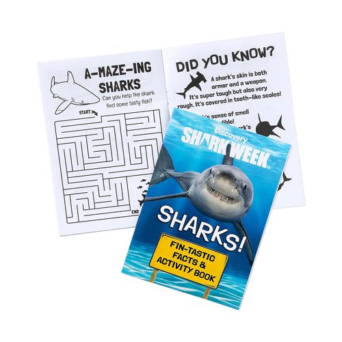 Fun Express Discovery Shark Week Activity Books - 12 Pieces