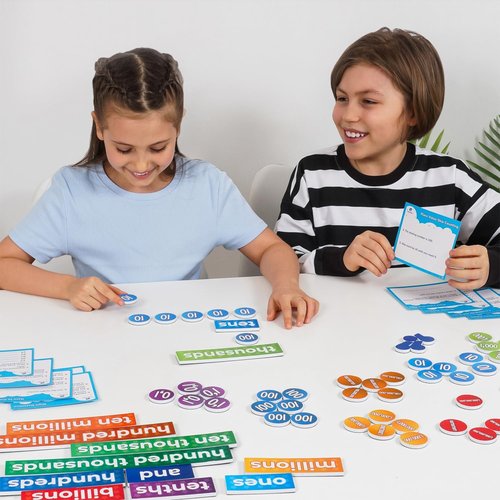 Simply Magic 246 PCS Magnetic Place Value Discs Set - Engaging Math Manipulatives for Learning