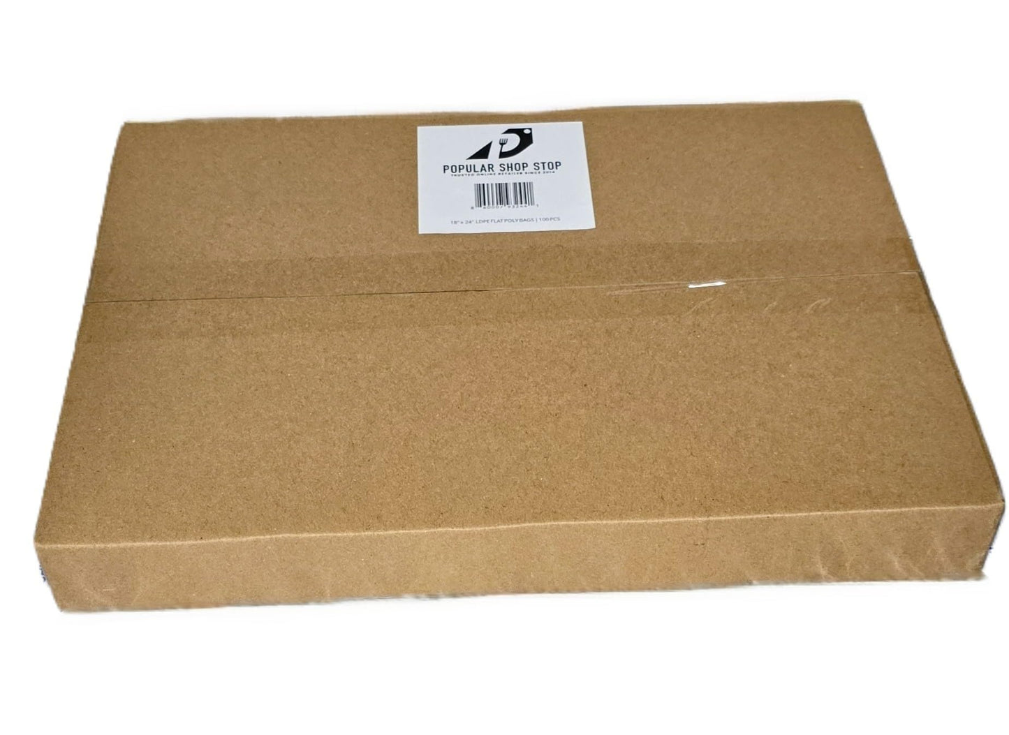 18x24 Clear Poly Bags 100 Pack - 1 Mil LDPE Heavy Duty Plastic for Shipping Storage Packing - Food Safe Freezer Bulk Commercial Industrial for Business Retail Warehouse