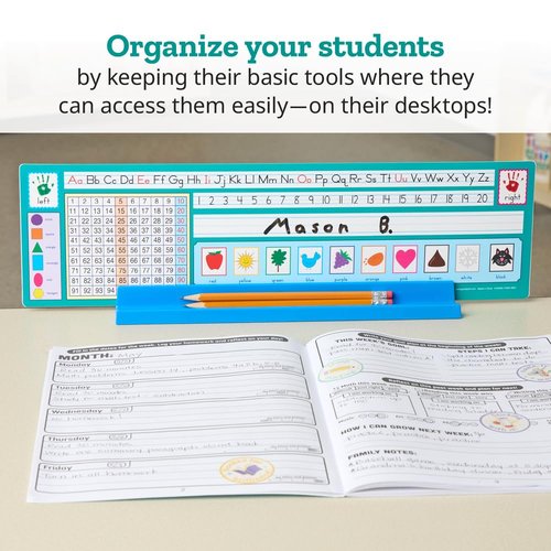 Really Good Stuff 6PK Desktop Prop and Park Station with Adhesive Grip and Separate Components for Optimal Storage