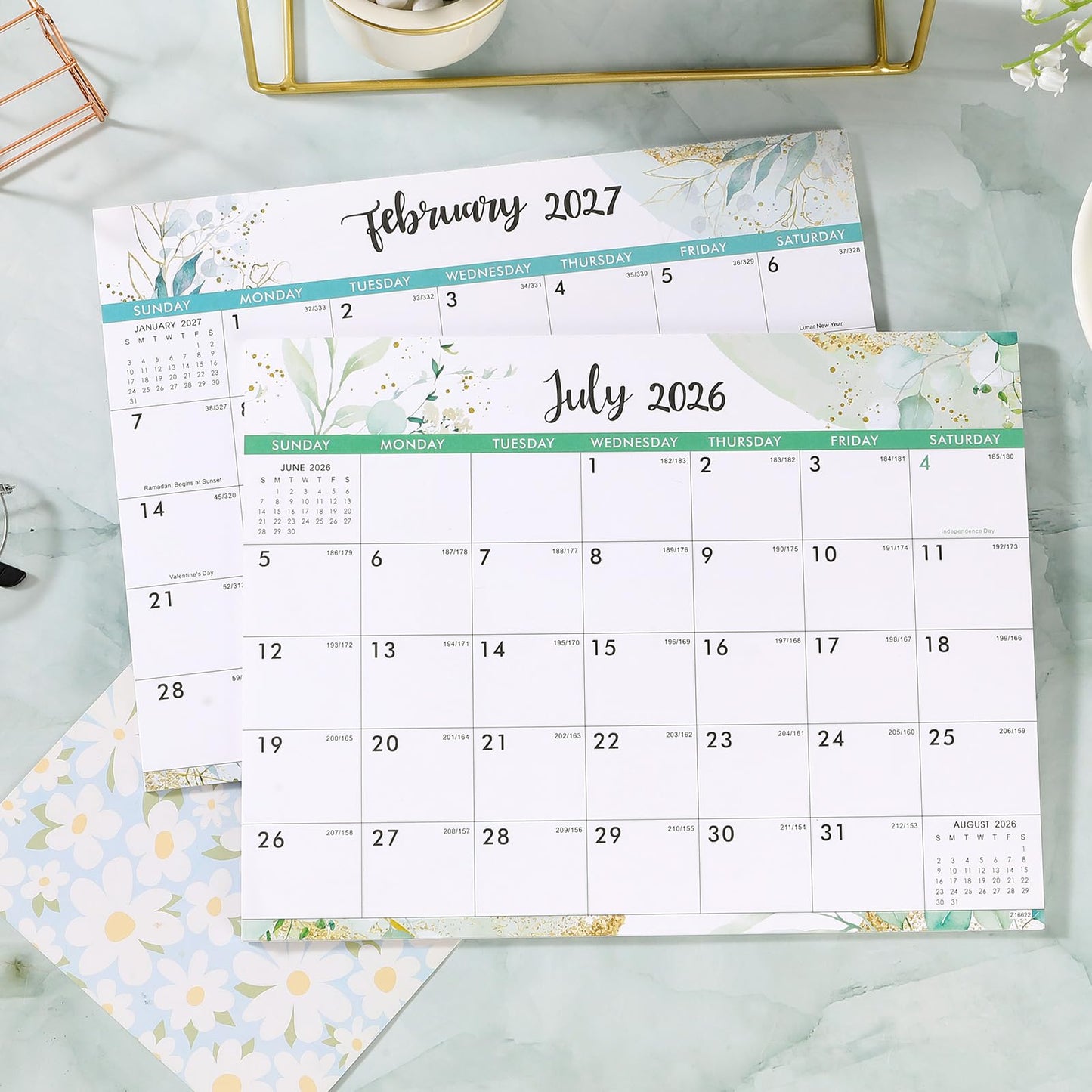 2026-2027 Magnetic Calendar - 2026-2027 Calendar, Magnetic Calendars for Fridge from Jul.2026 - Dec.2027, 8''x10'', Fridge Calendars for Refrigerator, Easy Organizing