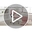 MIFXIN B-jacquard Pink 2-Piece Office Chair Cover Set, Stretchable Elastic Slipcovers