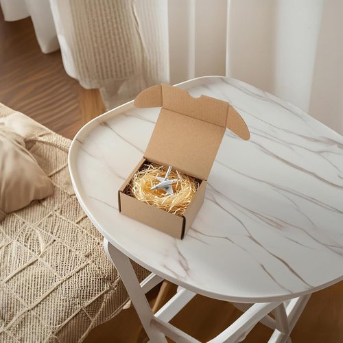 HORLIMER Shipping Boxes - Set of 50 Brown Corrugated Cardboard Mailers for Small Business Packing