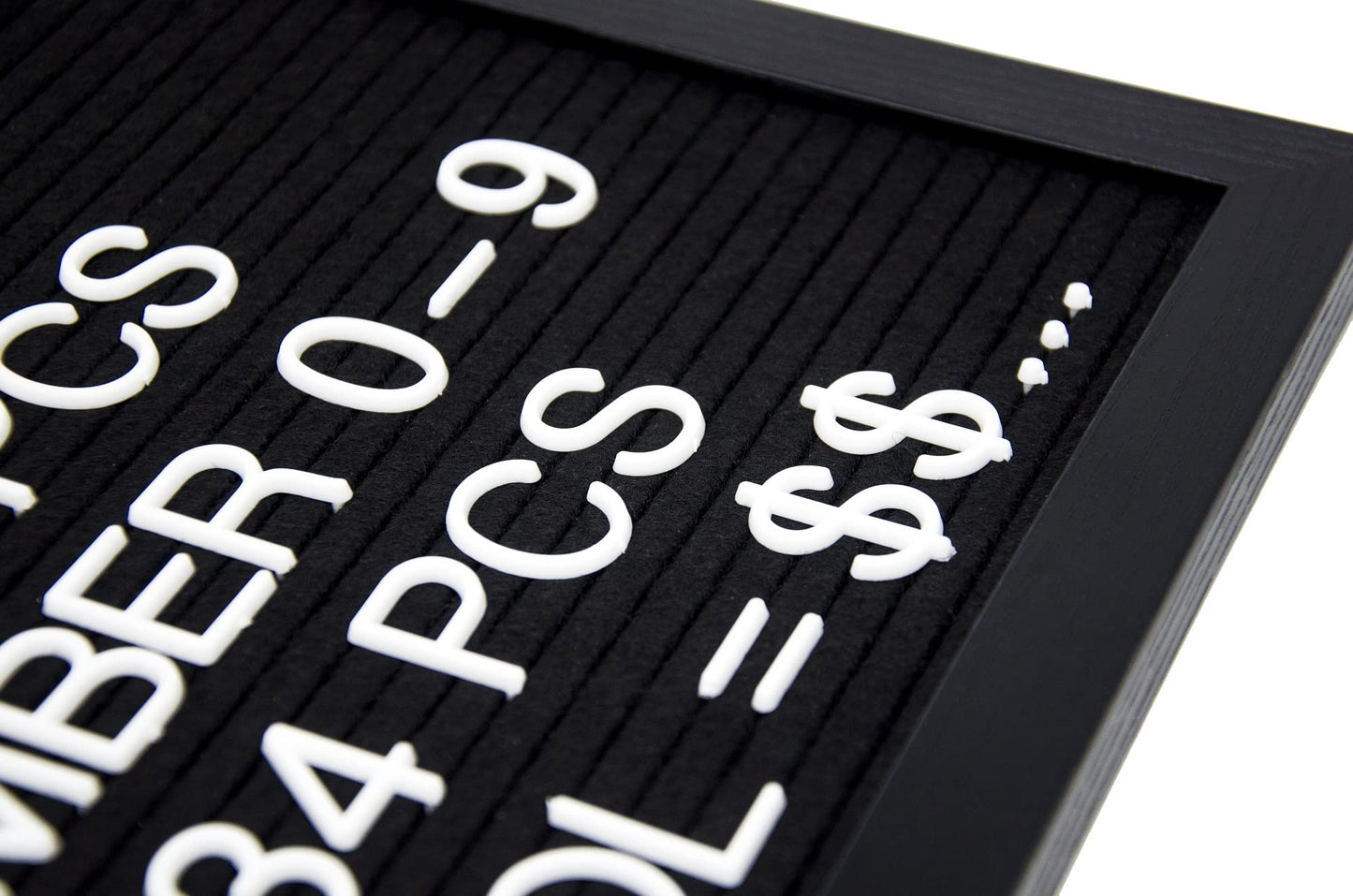 G GAMIT Felt Letter Board Letters Set, 306pcs 1inch Wider Letters Only(No Board)