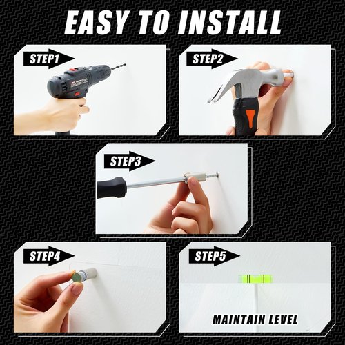 4 Pack Acrylic Brochure Holder Wall Mount 6 Pockets Brochure Holder Wall Mount Magazine Rack Clear Bookshelf Literature Storage Rack Pamphlet Display for Waiting, Living Room, Office Pamphlet Display