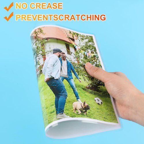 CAREGY Laminating Sheets - 100 Pack Clear Thermal Pouches for 11 x 17 Inch Sheets | 3 Mil Thickness