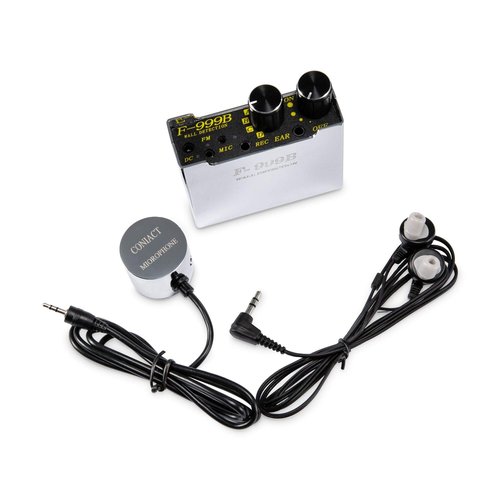 Spytec F-999B Highly Sensitive Audio Wall Probe with Amplification up to 20000x Monitor 100 Hours