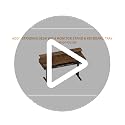 AODK 55 Inch Rustic Brown Standing Desk with Drawers & Keyboard Tray - Adjustable Height
