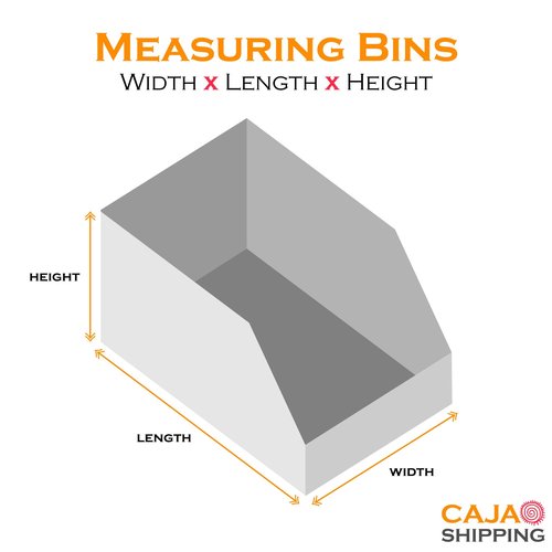 Caja Shipping Open Top Bin Boxes, 8" x 9" x 4-1/2", Oyster White, 50/Bundle