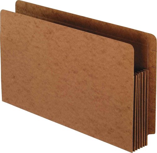 Pendaflex Heavy Duty End Tab Expanding File Pocket, 5.25-Inch Expansion, Legal, 10/Box, Red