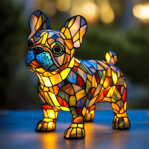 SEPSUMMER Dachshund Lamp, Cute Dog Series Art Night Light, Pet Dogs Themed LED Table Lamps with Warm Ambient Glow for Dog Lovers (Dachshund, 6'')
