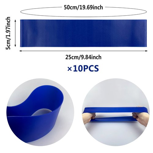 10 Pack Chair Bands Kids' Stretchy Fidget Toys Bounce Kick Stretch Feet School Supply for ADHD ADD SPD Autism Improves Focus Eases Sensory Needs Back-to-School Essential