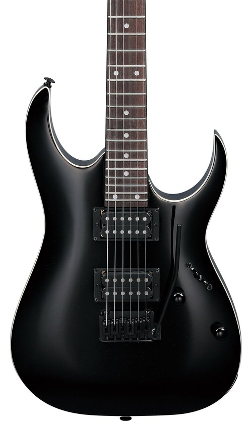 Ibanez RGA Gio Electric Guitar - Black Night Bundle with Amp, Gig Bag, Tuner, Cable, Picks, Austin Bazaar Instructional DVD, and Polishing Cloth