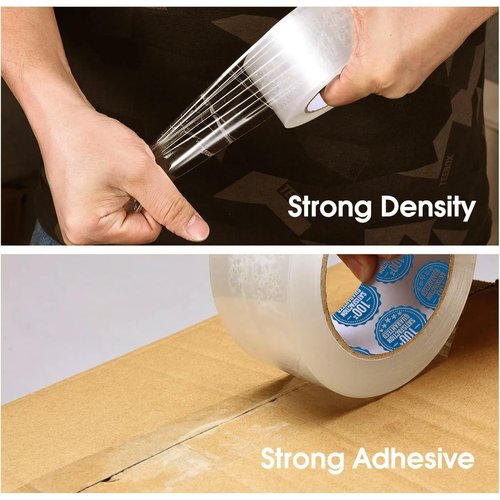 2 Inch x 110 Yards Packing Tape(36 Rolls), Clear Shipping Tape for Boxes, Strong Adhesive for Packaging, Sealing, Moving, Storage,Lightweight Packing