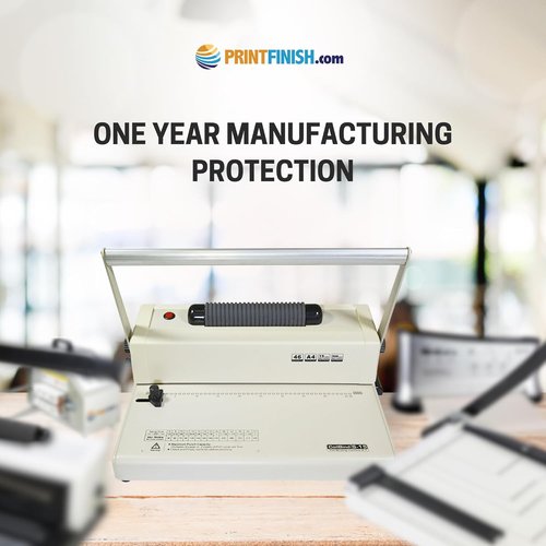 PPE Coilbind S-15 Binding Machine - Electric Coil Inserter & Manual Punch for Professional Documents