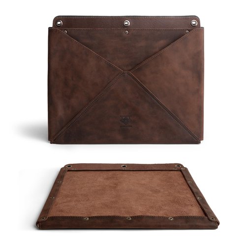Leather At Home Wall File Organizer, Leather Wall Organizer for Office, Hanging Wall File Holder/Mail Organizer, Stylish Leather Folder for Wall, Office Wall Mounted File Organizer, Wall Hanging File