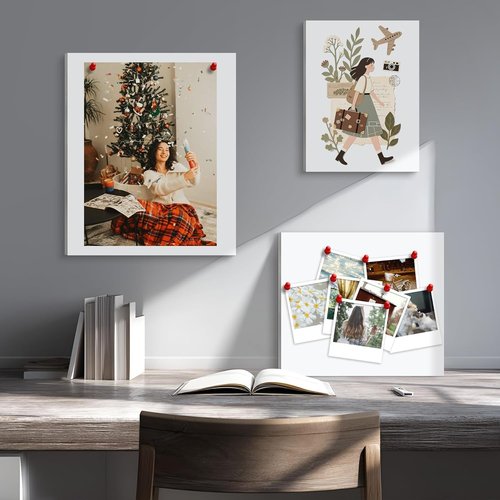 Golden State Art | 10 Pack White Foam Board - 16X20 Inch, Acid-Free, Perfect for Crafts & Presentations