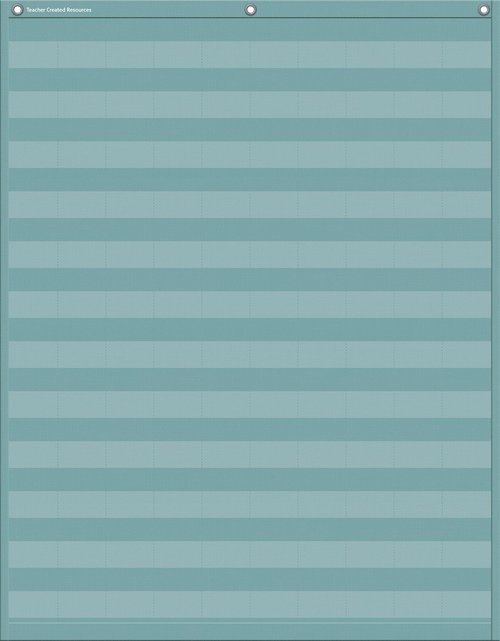 Teacher Created Resources Calming Colors 1–120 Pocket Chart (TCR20754)