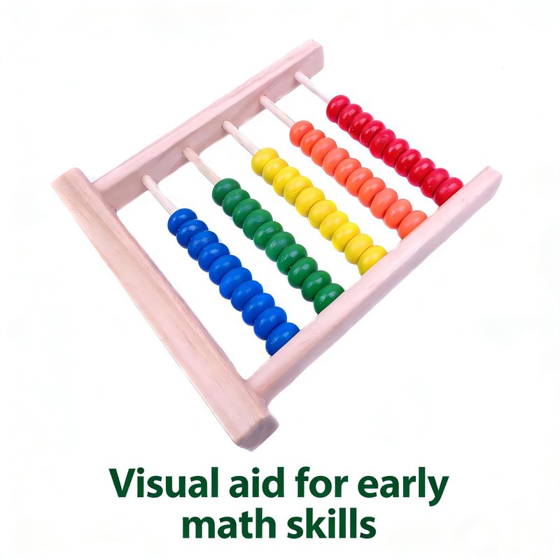 MAGIKON Miniature Counting Frame,5 Rows,Learning Mathematics Abacus
